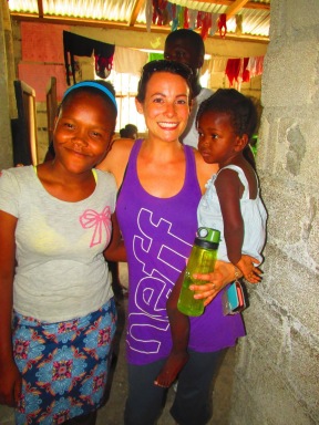 My girls and I in Haiti